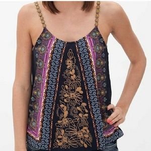 🌸Gimmicks by BKE Boho Tank size small